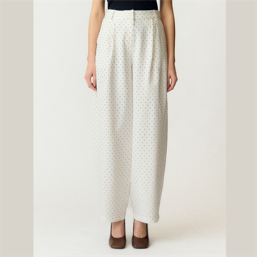 YAS DOTLY HW BARREL PANT – STAR WHITE/ BLACK -26041150